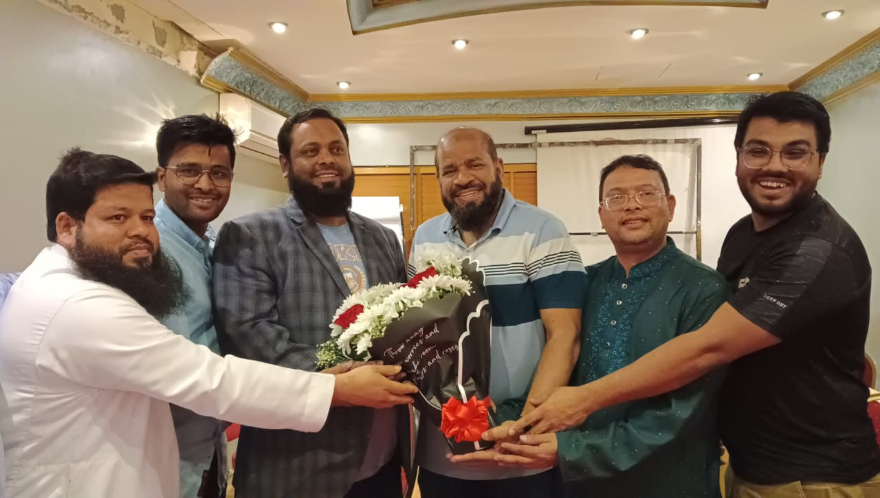 বাংলাদেশ প্রবাসী সাংবাদিক ফোরামের ভারপ্রাপ্ত সভাপতি রোটারিয়ান হৃদয়কে সংবর্ধনা প্রদান