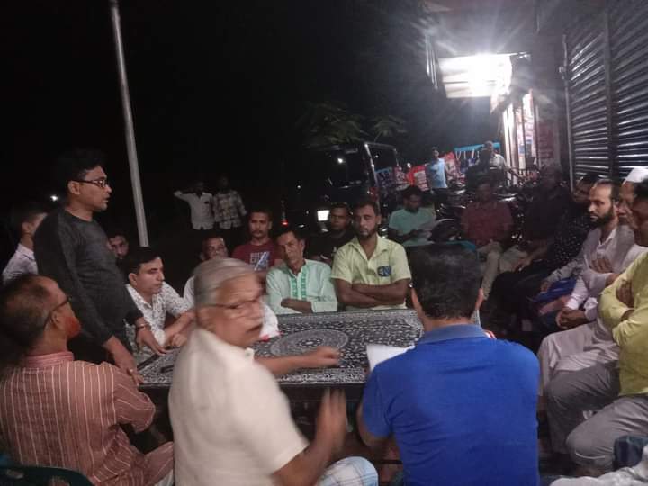 নাওড়া ঠাকুরবাড়িস্থ পূজা মণ্ডপে আসন্ন শারদীয় দুর্গোৎসব পালন উপলক্ষে কমিটি গঠন