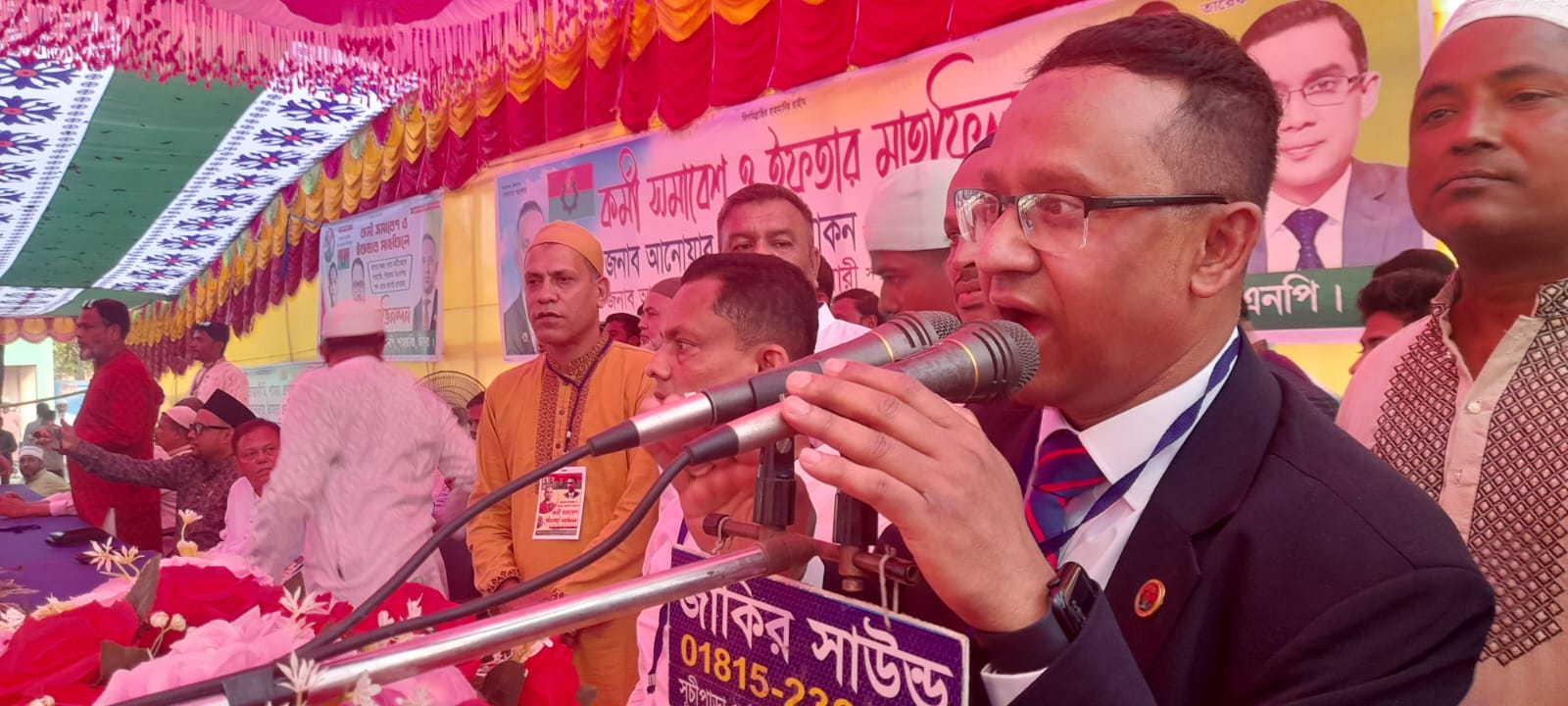 দেশের শান্তি-শৃঙ্খলা বজায় রাখতে জাতীয় নির্বাচনের বিকল্প নেইঃ আনোয়ার হোসেন খোকন
