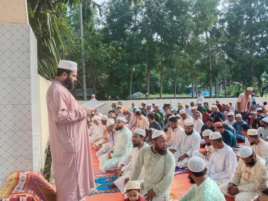 নাওড়া ঈদগাহে ঈদুল‌ আজহার জামাত অনুষ্ঠিত