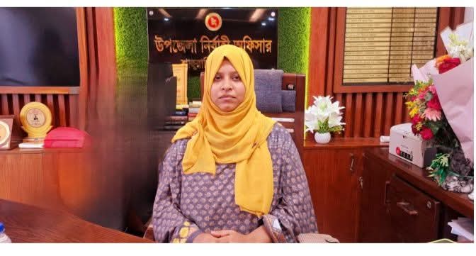 শাহরাস্তিতে উপজেলা নির্বাহী অফিসার হিসেবে যোগদান করেছেন নাজিয়া হোসেন