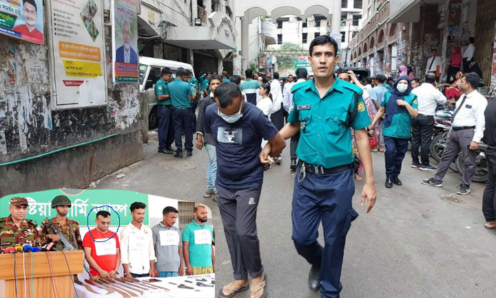 অপহরণ মামলায় চরমপন্থী সন্ত্রাসী কুষ্টিয়ার লিপ্টন গ্রেফতার