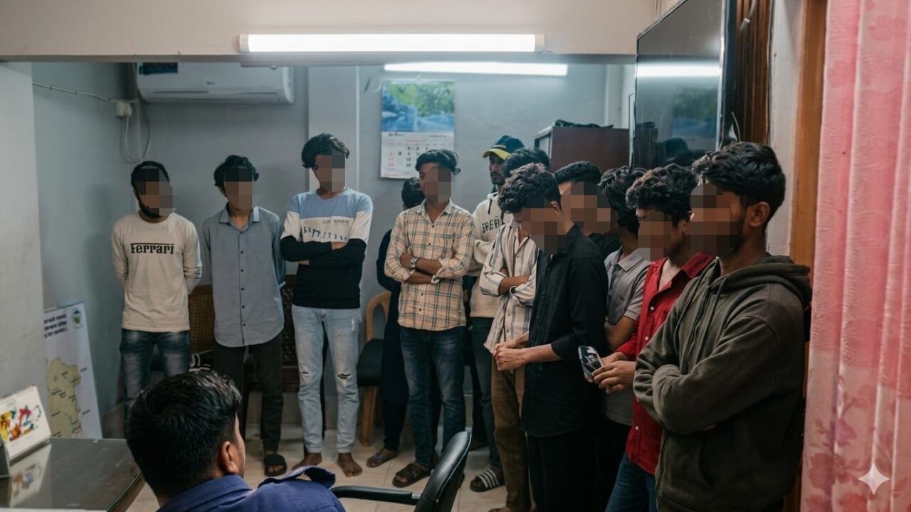শাহরাস্তিতে কিশোরগ্যাং এর বেশ কয়েক জনকে আটক করেছে থানা পুলিশ।