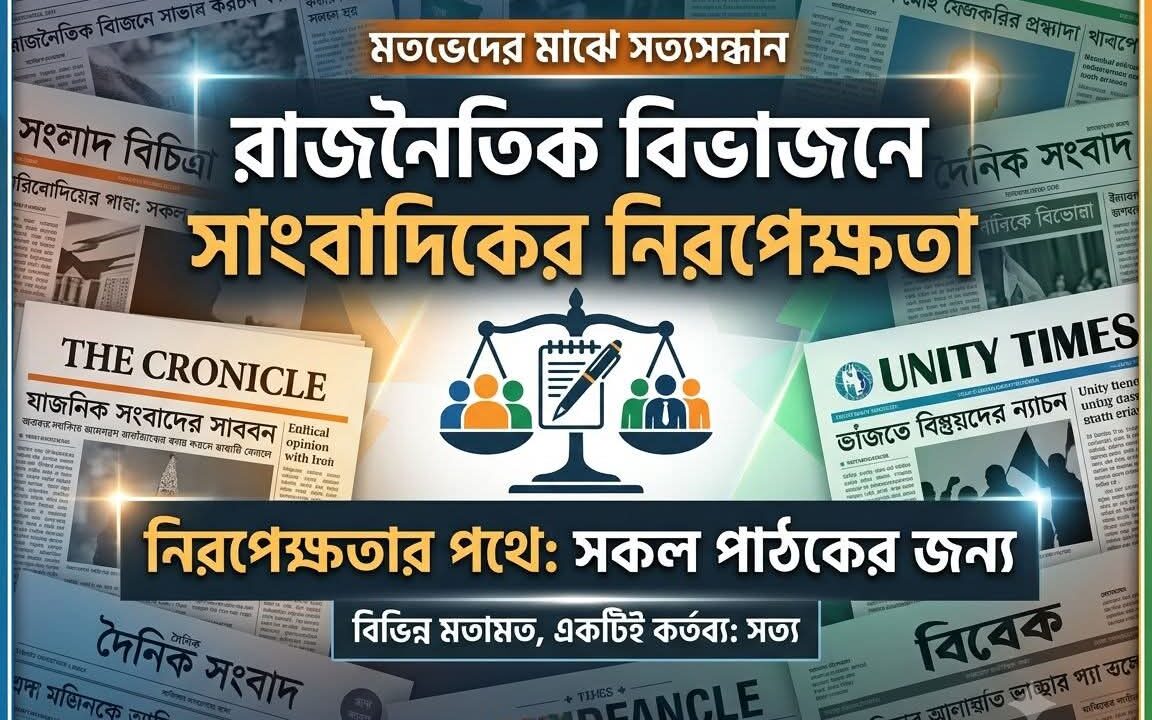 রাজনৈতিক বিভাজনের সময়ে সাংবাদিকের নিরপেক্ষতা