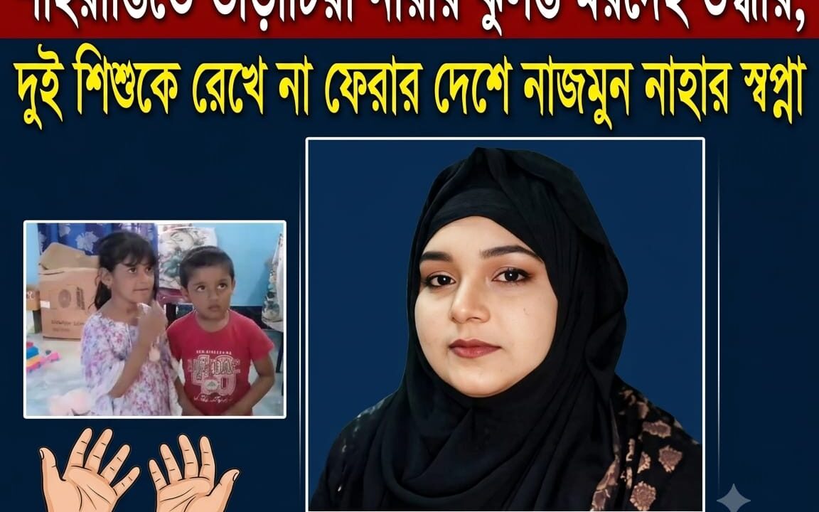 শাহরাস্তিতে প্রবাসীর স্ত্রীর ঝুলন্ত মরদেহ উদ্ধার দুই শিশুকে রেখে না ফেরার দেশে নাজমুন নাহার স্বপ্না