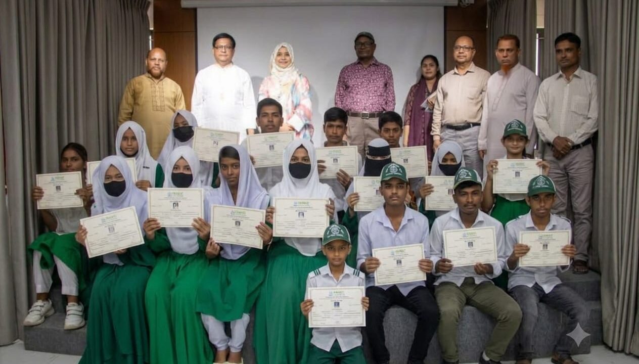 ময়মনসিংহের ত্রিশালে তিন শত শিক্ষার্থীদের ‘সাহিয়া-মজিদ শিক্ষাবৃত্তি প্রদান